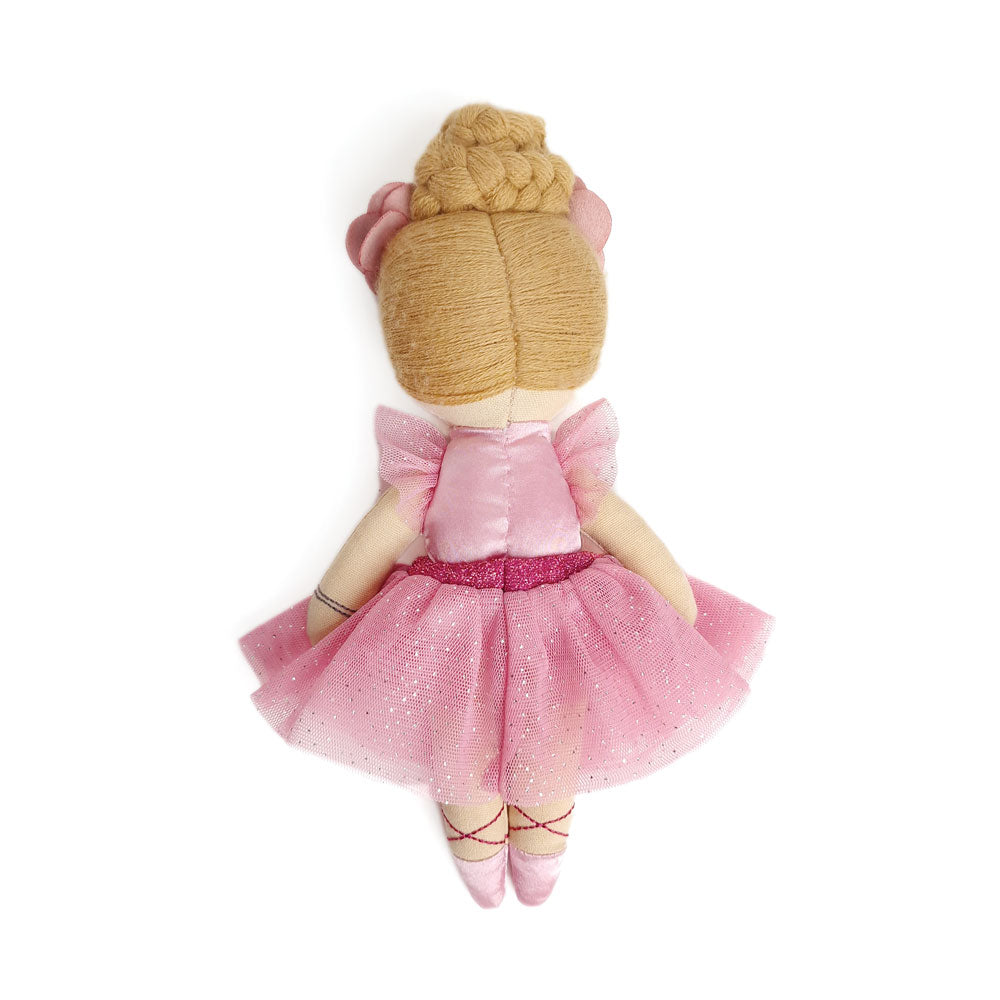 Svoora medžiaginė lėlė balerina, 20 cm