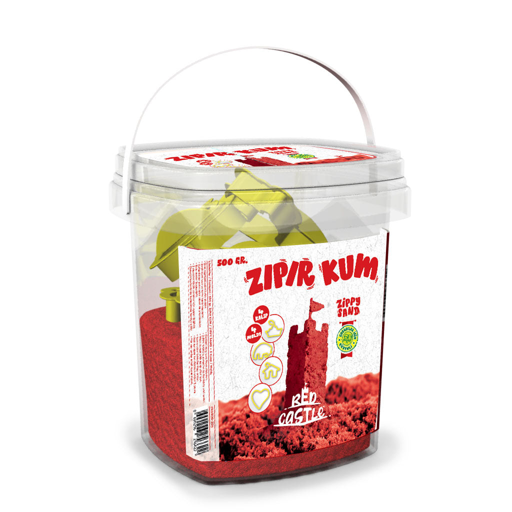 Red Castle modeliavimo smėlis, raudonas 500 g