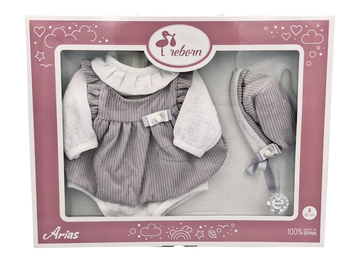 Arias lėlės kūdikio rūbeliai, 45 cm