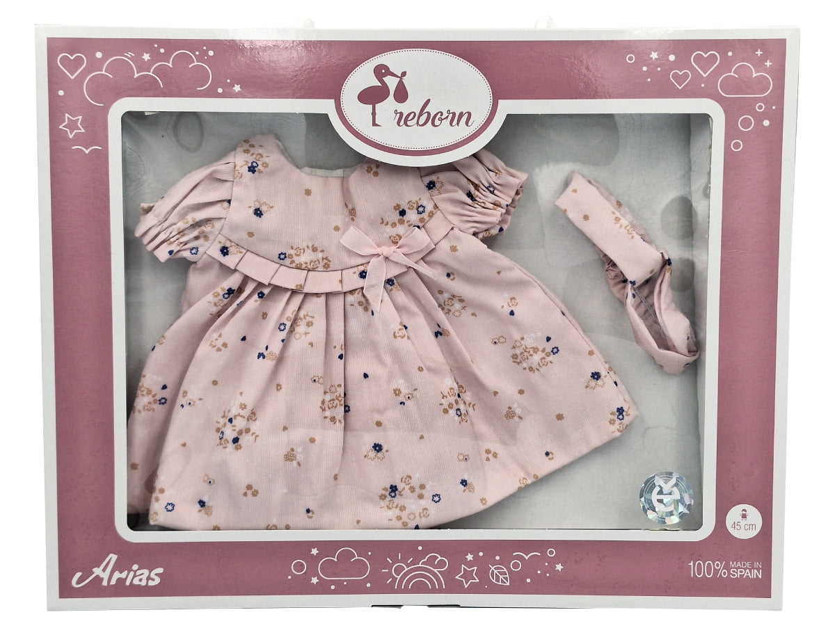 Arias lėlės kūdikio rūbeliai, 45 cm