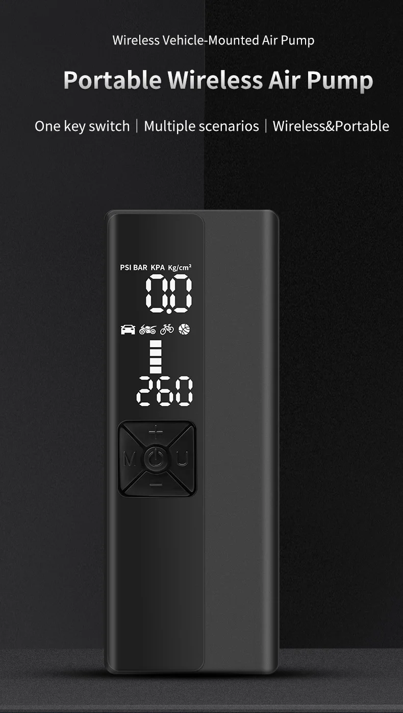 Automobilinė nešiojama mini pompa