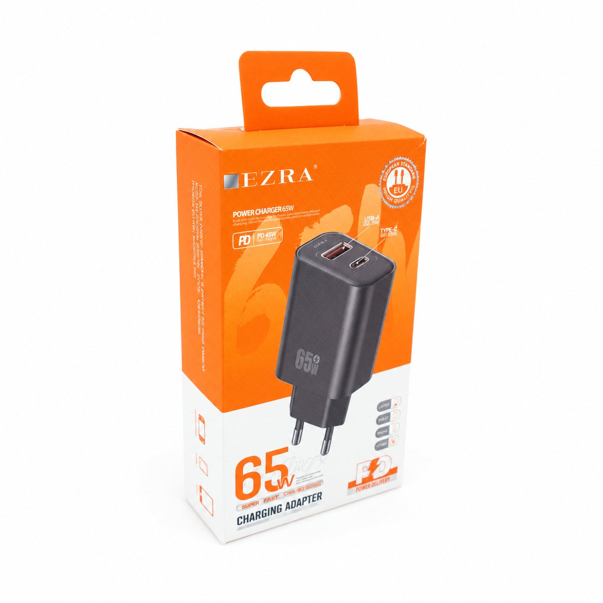 Greitojo įkrovimo adapteris EZRA HC256 65 W