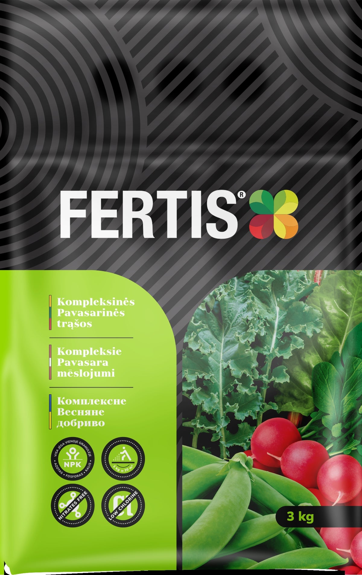 Kompleksinės Pavasarinės trąšos FERTIS , 3kg
