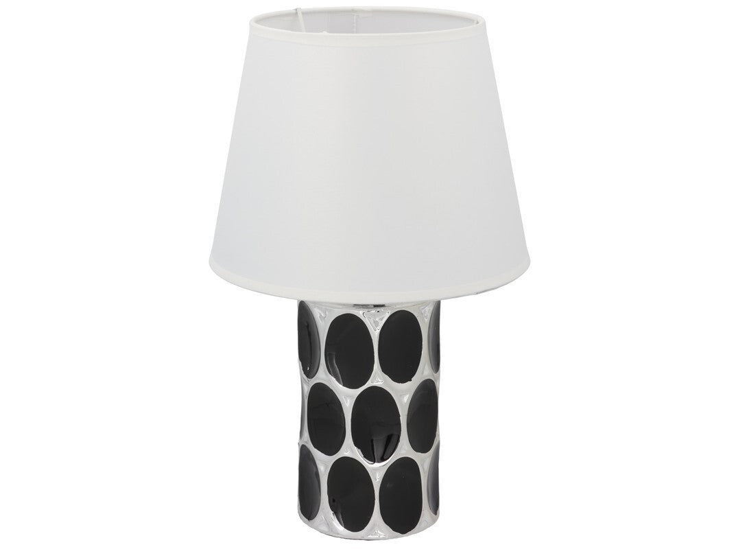 Keraminė stalinė lempa, 20.00 × 20.00 × 31.00 cm, DECORLIFE