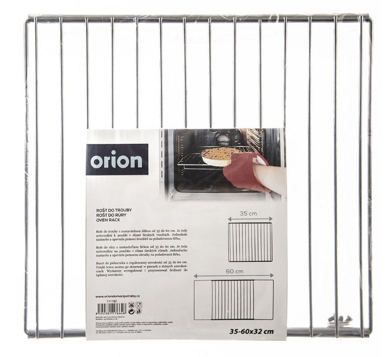 Reguliuojamos orkaitės grotelės, metalinės, 35/60 x 32 cm, 111182, ORION