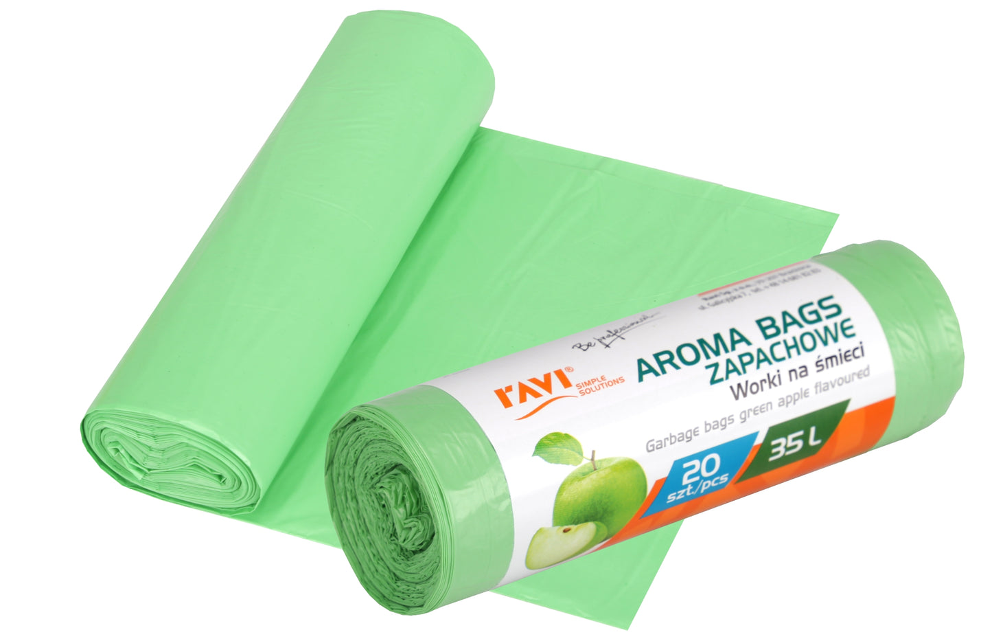 Aroma Bags šiukšlių maišai, žalias obuolys, 35 l, 20 vnt., 4.5 x 14 x 4.5, 10703, Simple Solution