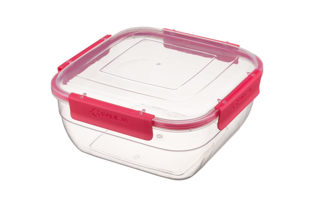 Kvadratinis indas, 1,45 L, 17,4 x 17,4 x 8,1 cm, 39639, GALICJA