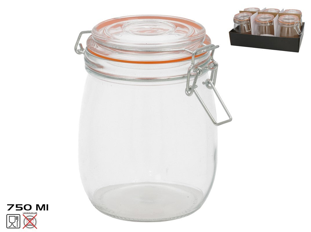 Hermetiškas indas 750 ml, 14,3 x 11,5 x 14 cm, KITCHEN&GO