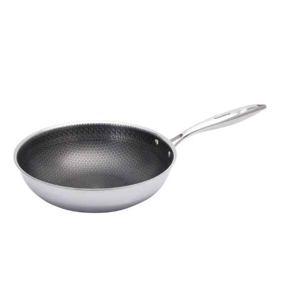 Nerūdijančio plieno keptuvė su vok keptuve, ø28*8cm - 3.8L KB 9024, Klausberg