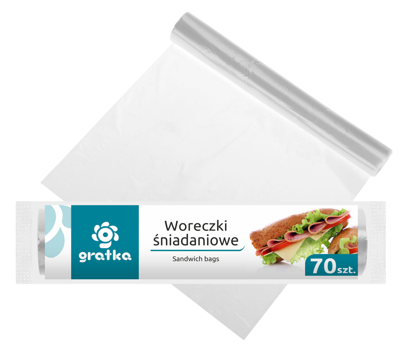 GRATKA pusryčių maišeliai, 70 vnt., 4 x 3 x 21, 10228, Gratka