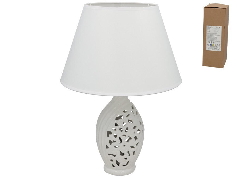 Keraminė lempa, 33.00 × 33.00 × 47.00 cm, DECORLIFE