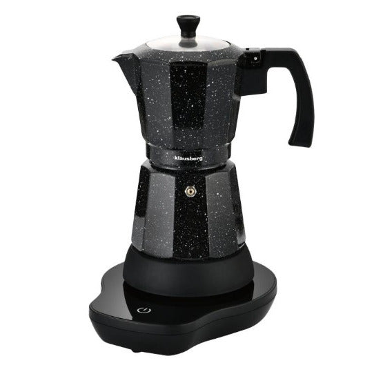 Elektrinis espreso kavos virimo aparatas, 0,3 l, juodas, 500 W, KB 7998, Klausberg