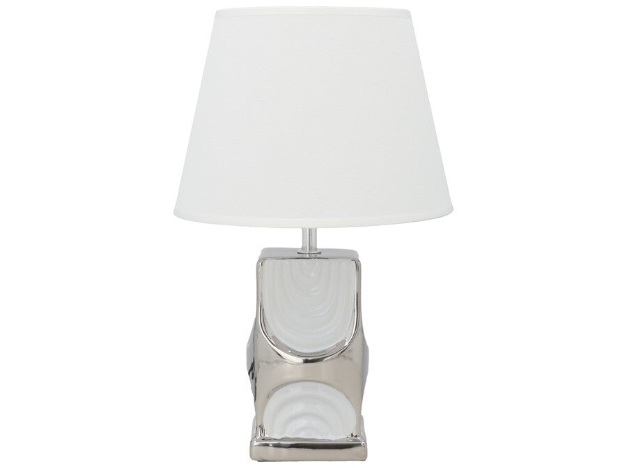 Keraminė stalinė lempa Iktan, 22.00 × 22.00 × 35.00 cm, DECORLIFE