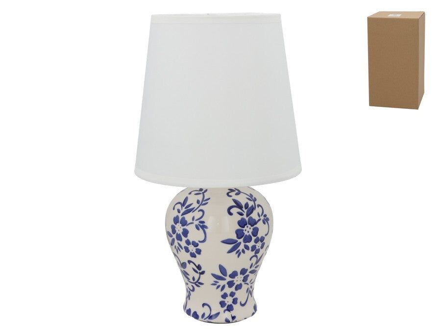 Keraminė stalinė lempa Aida, 17.00 × 17.00 × 31.50 cm, DECORLIFE