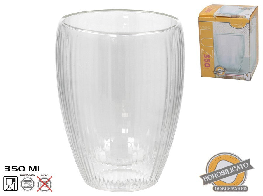 Stiklinė 350 ml, 11,6 x 9 x 9 cm, KITCHEN&GO