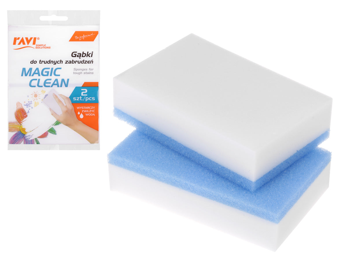 MAGIC CLEAN kempinė įsisenėjusioms dėmėms valyti, 10,4 × 2,5 × 14 cm, 00530, SIMPLE SOLUTION
