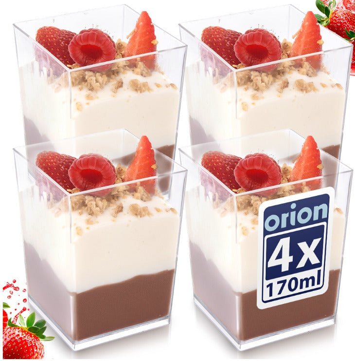 Desertų indeliai, 160 ml, 4 vnt., 410131, ORION