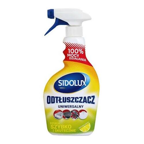 SIDOLUX UNIVERSAL universalus riebalų šalinimo valiklis, 500 ml. 10 vnt. dėžėje.