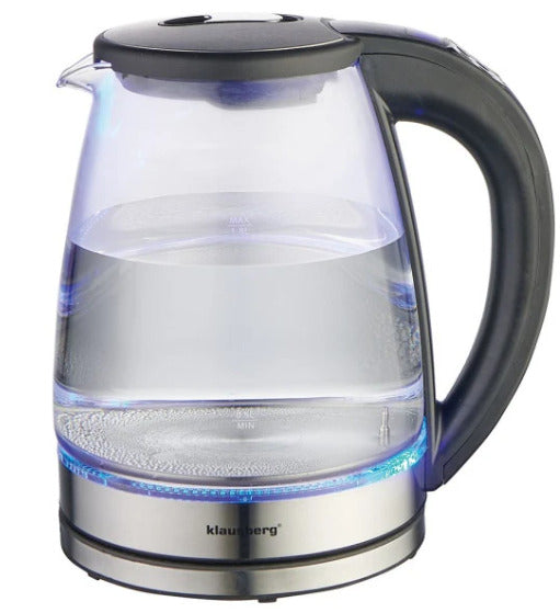 Elektrinis virdulys Klausberg KB 7887 su temperatūros ekranu 1,8 l, galia 2200 W