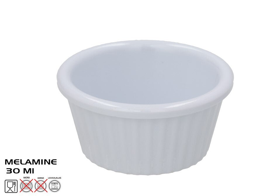 Padažo ir pagardų indelis, 30 ml, baltas, 5,5x5,5x3 cm, KITCHEN&GO