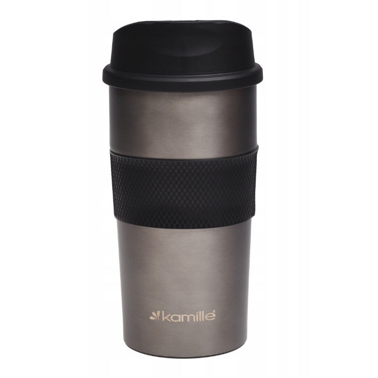 Termosinis puodelis 480 ml (tamsiai pilkas), 2150A, KAMILLE