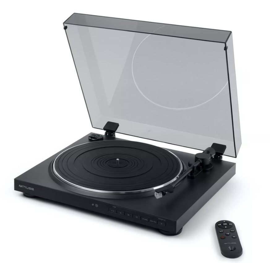 Automatinis vinilinių plokštelių grotuvas, 3 greičiai 33/45/78 aps./min., MT 300 ATO, MUSE