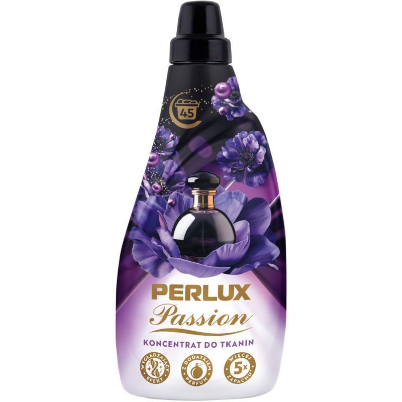 PERLUX PERFUME audinių minkštiklis su Passion aromatu, 900 ml. 10 vnt. dėžėje.
