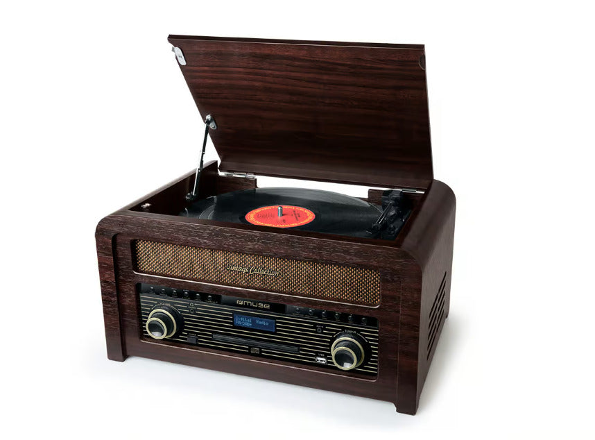 CD mikrosistema su vinilinių plokštelių grotuvu ir DAB+, 20W išėjimo galia, MT 115 DAB, MUSE