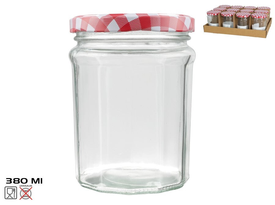 Stiklinis indas Siena 380 ml, 8,5x8,5x11,5 cm, KITCHEN&GO