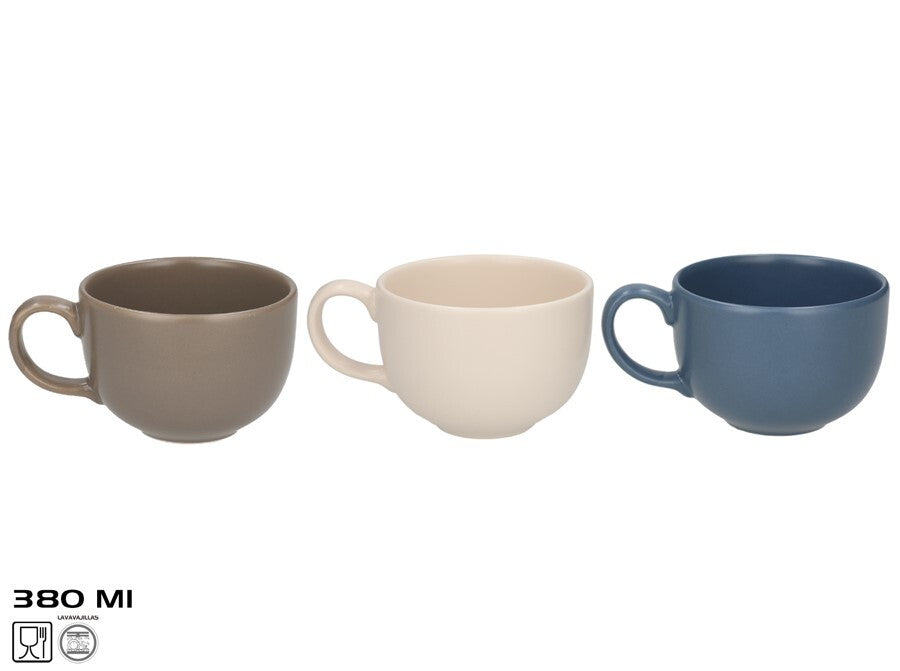 Puodelis Ladano 10,5 cm, 380 ml, 10,5x14x7,2 cm, KITCHEN&GO