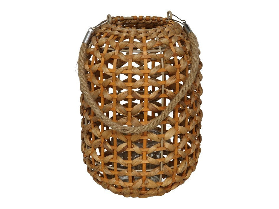Žvakidė su Bella Honey stiklu, 18.00 x 18.00 x 26.00, GARDEN ENJOY