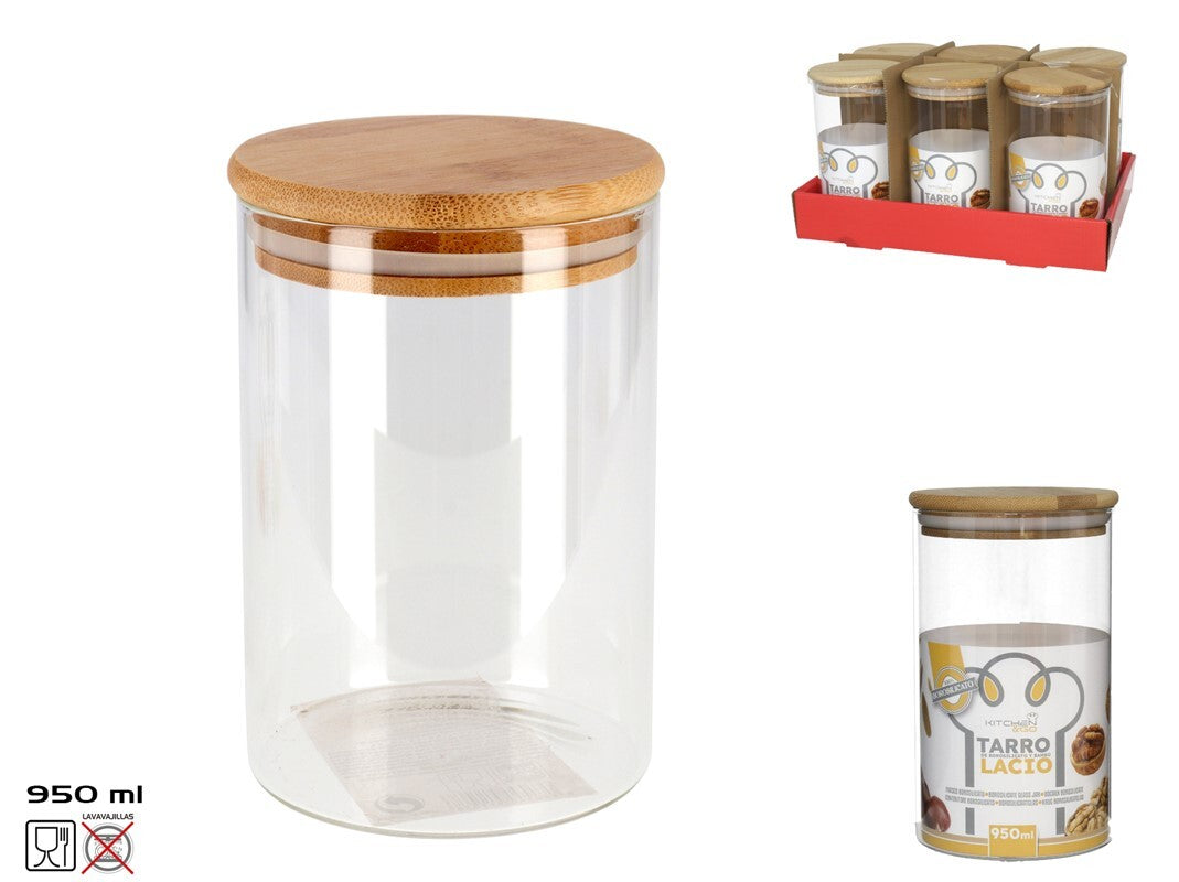 Borosilikatinio stiklo indas 950 ml, 17,5 × 10 × 10 cm, KITCHEN&GO