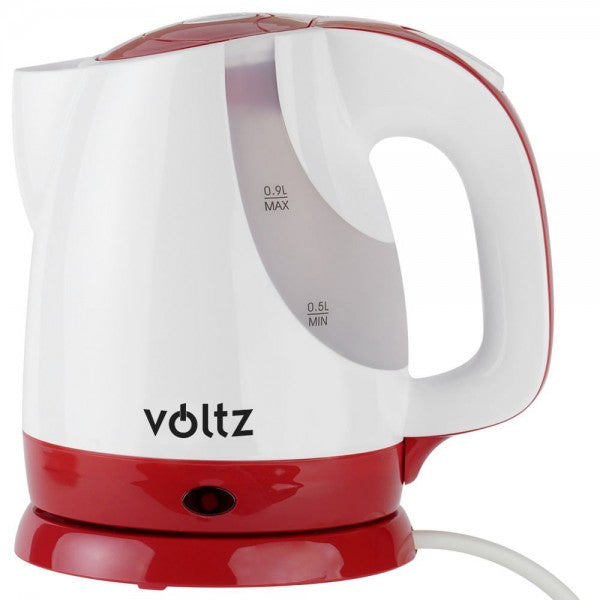 Elektrinis virdulys Oliver Voltz 55551230FR, 1300W, 0.9L, belaidis, baltos/raudonos spalvos