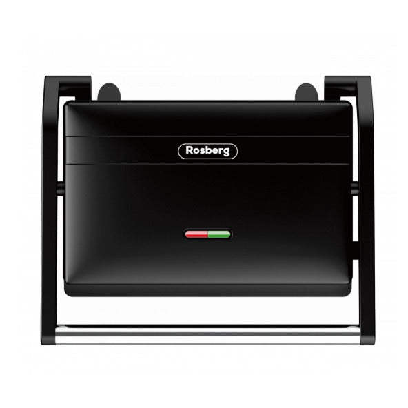 Elektrinis grilis, Rosberg R51442J, 1300 W, nepridegančios plokštės, juodos