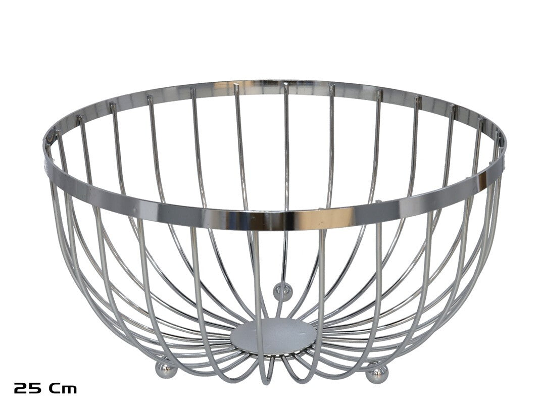 Metalinis vaisių dubuo, 25.00 x 25.00 x 13.00, KITCHEN&GO