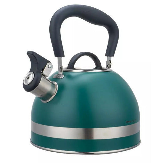 Virdulys su švilpuku, 1,8 l, nerūdijančio plieno, žalias, KINGHoff, KH 1855