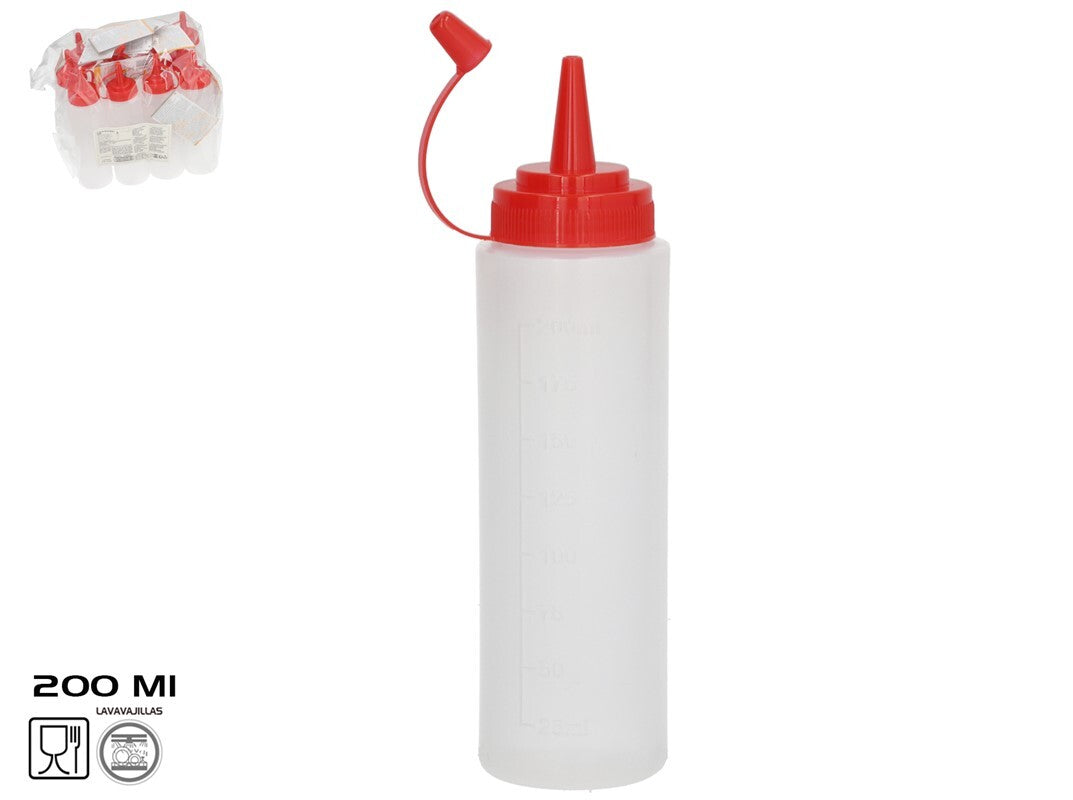 Padažo butelis Mike 200 ml, 5,5x4,9x18,5 cm, KITCHEN&GO