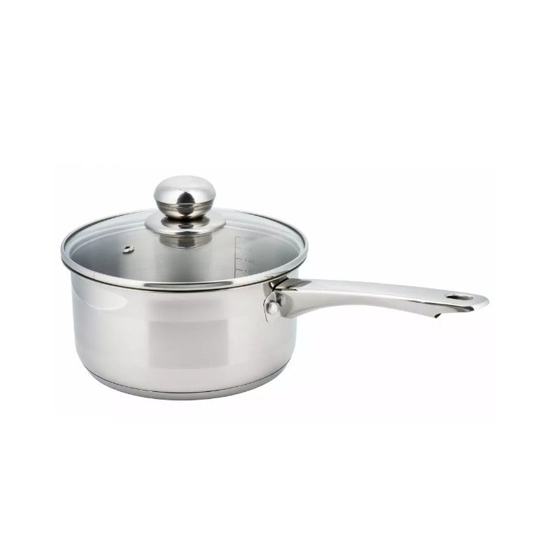 Puodas su dangteliu, plieninis Ø14cm 1l Kinghoff KH 4322