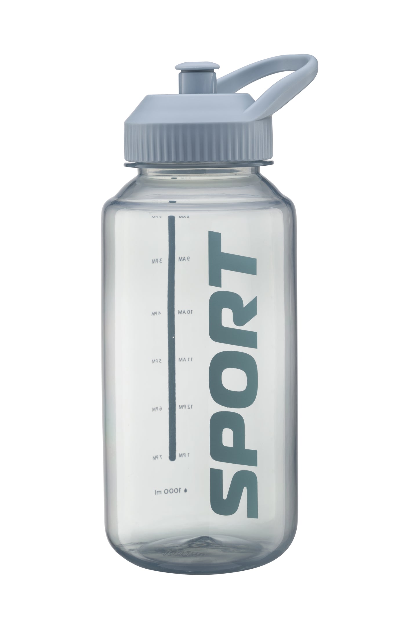Sportinis butelis, 1 l, 14049 GY, pilkas, 9 x 9 x 23,5, GALICJA