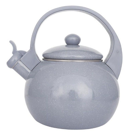 Švilpiantis virdulys, emaliuotas plienas, pilkas, 2,2 l, KH 2079, Kinghoff