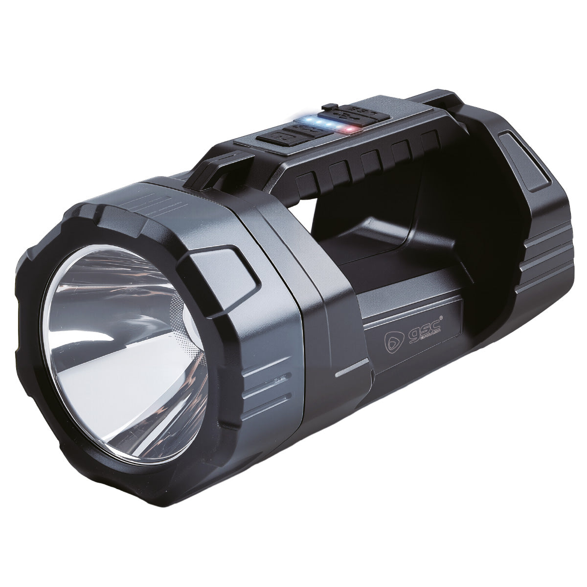 Daugiafunkcis saulės energija maitinamas LED žibintuvėlis, įkraunamas per USB, 200 lm, 201840007