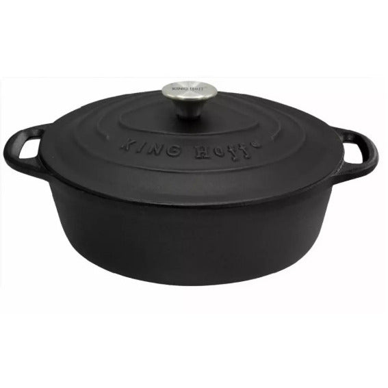 Ketaus puodas 6,2 l, juodas KingHoff, KH 1531