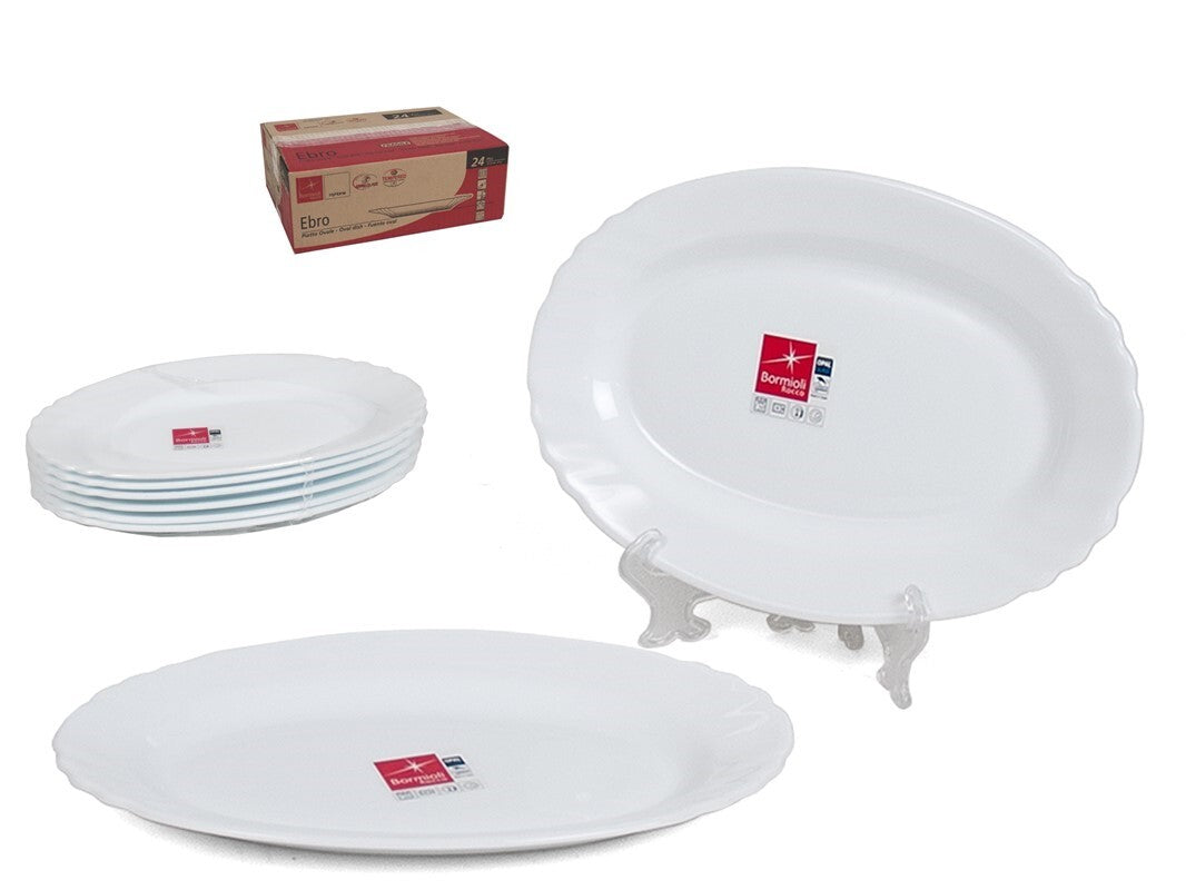 Ovalinė lėkštė 22 cm, 1,5 x 15,5 x 22,5 cm, BORMIOLI ROCCO
