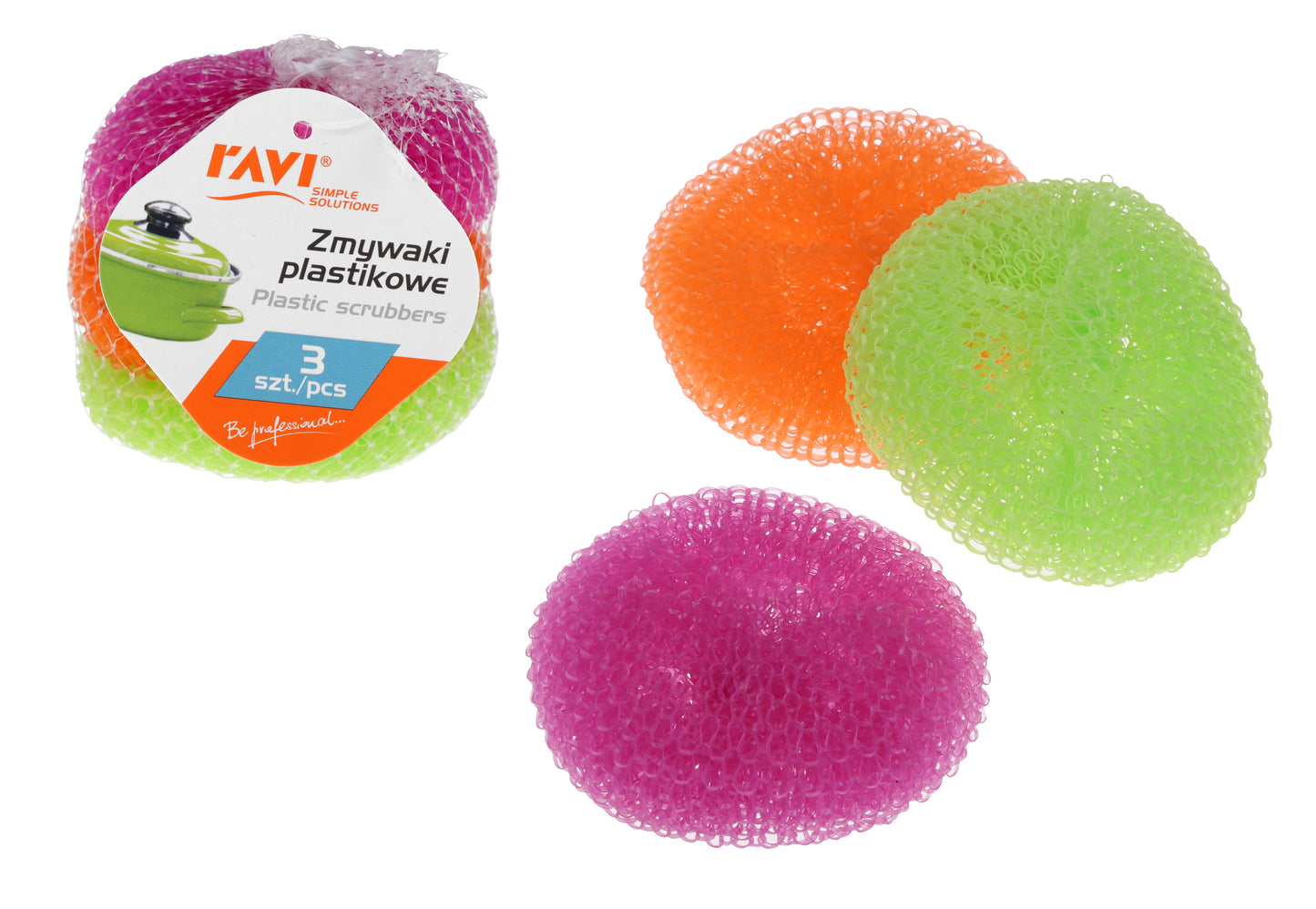 Plastikiniai šveistukai, 3 vnt., 7 x 7 x 12, 00501, Simple Solution