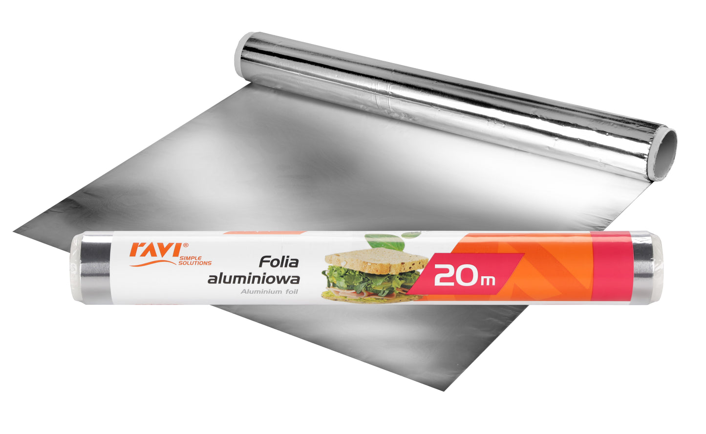 Aliuminio folija 20 m x 29 cm, rulonas, 3.5 x 3.5 x 20, 00103, Simple Solution