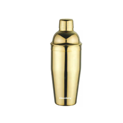 Kokteilių plaktuvė, aukso spalvos, 750 ml, pagaminta iš nerūdijančio plieno Klausberg, KB 7649