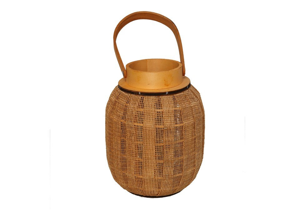 Žvakidė su Mila Honey stiklu, 18.00 x 18.00 x 23.00, GARDEN ENJOY