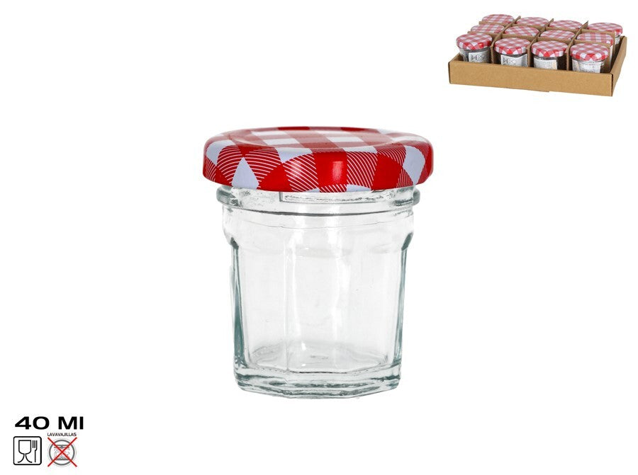 Stiklinis indas Siena 40 ml, 5x5x5,5 cm, KITCHEN&GO