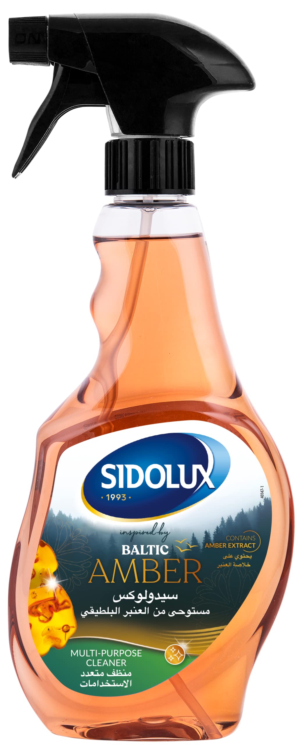 SIDOLUX BALTIC AMBER universalus valiklis su Baltijos gintaro kvapu, 500 ml. 10 vnt. dėžėje.