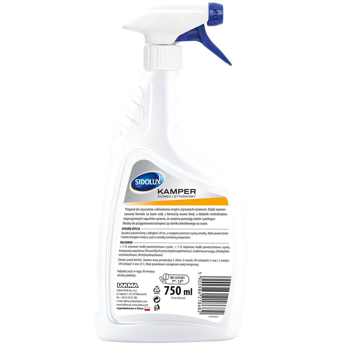 SIDOLUX HOME & GARDEN kemperių ir vasarnamių valiklis, 750 ml. 8 vnt. dėžėje.